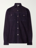 Altea - Suede Jacket - Blue