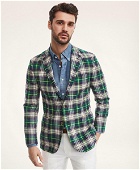 Brooks Brothers Men's Regent Regular-Fit Sport Coat, Madras | Green