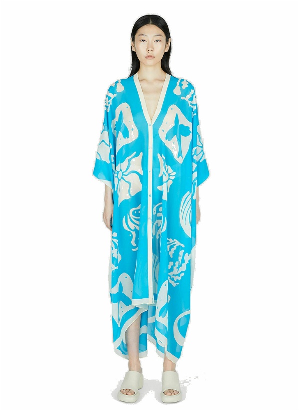 Photo: Rodebjer - Agave Youthquake Kaftan Dress in Blue