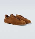 Dunhill Davies Automotive suede sneakers