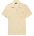 TOM FORD - Cotton-Terry Polo Shirt - Yellow