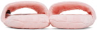 Versace Underwear Pink Allover Slippers