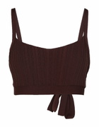 Jucca Womens Top Chocolate in Brown