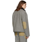 Loewe Black and White Houndstooth Patch Pockets Jacket
