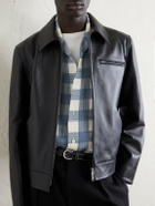 Jil Sander - Leather Blouson Jacket - Black
