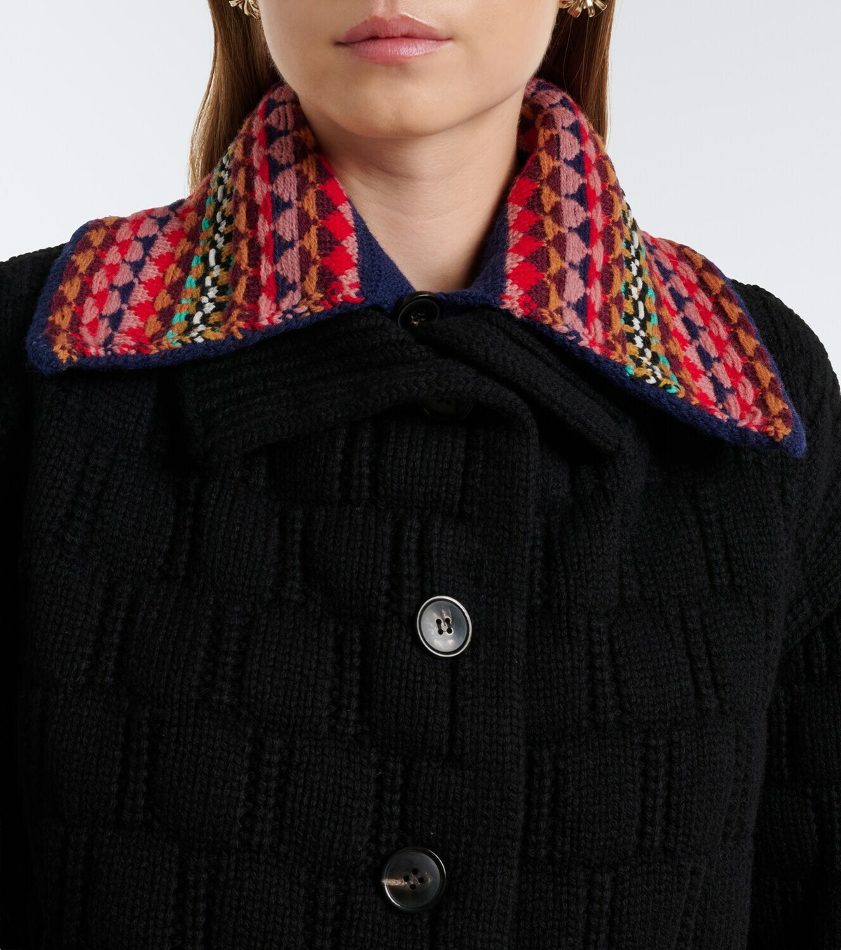 Dries Van Noten Wool collar