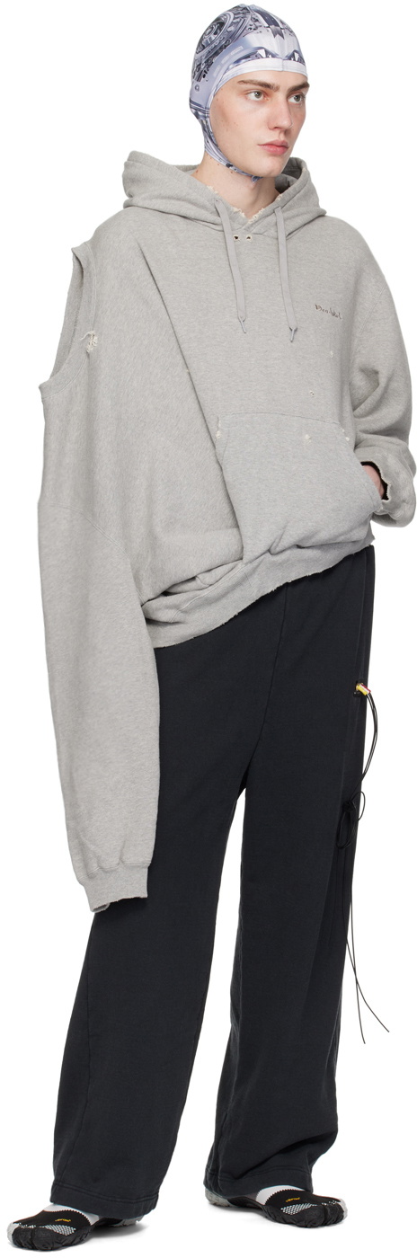 Doublet Gray AI Image Generation Mistake Hoodie