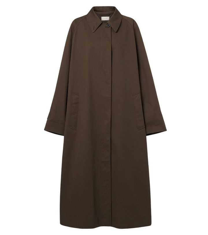 Photo: The Row Iza cotton gabardine coat