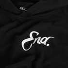 END. Coastal Fish Bar By The Sea Hoodie in Black