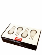 ALESSI - Set Of 4 Moscardino Sporks