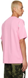 AAPE by A Bathing Ape Pink Patch T-Shirt