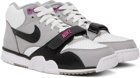 Nike Gray Air Trainer 1 Mid Sneakers