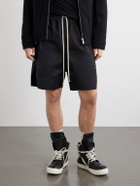 Rick Owens - Geobasket Panelled Leather and Rubber Sneakers - Black