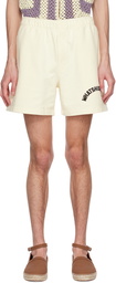 Bode Off-White Sweat Shorts