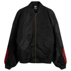 Adidas x Willy Chavarria Satin Bomber Jacket in Black