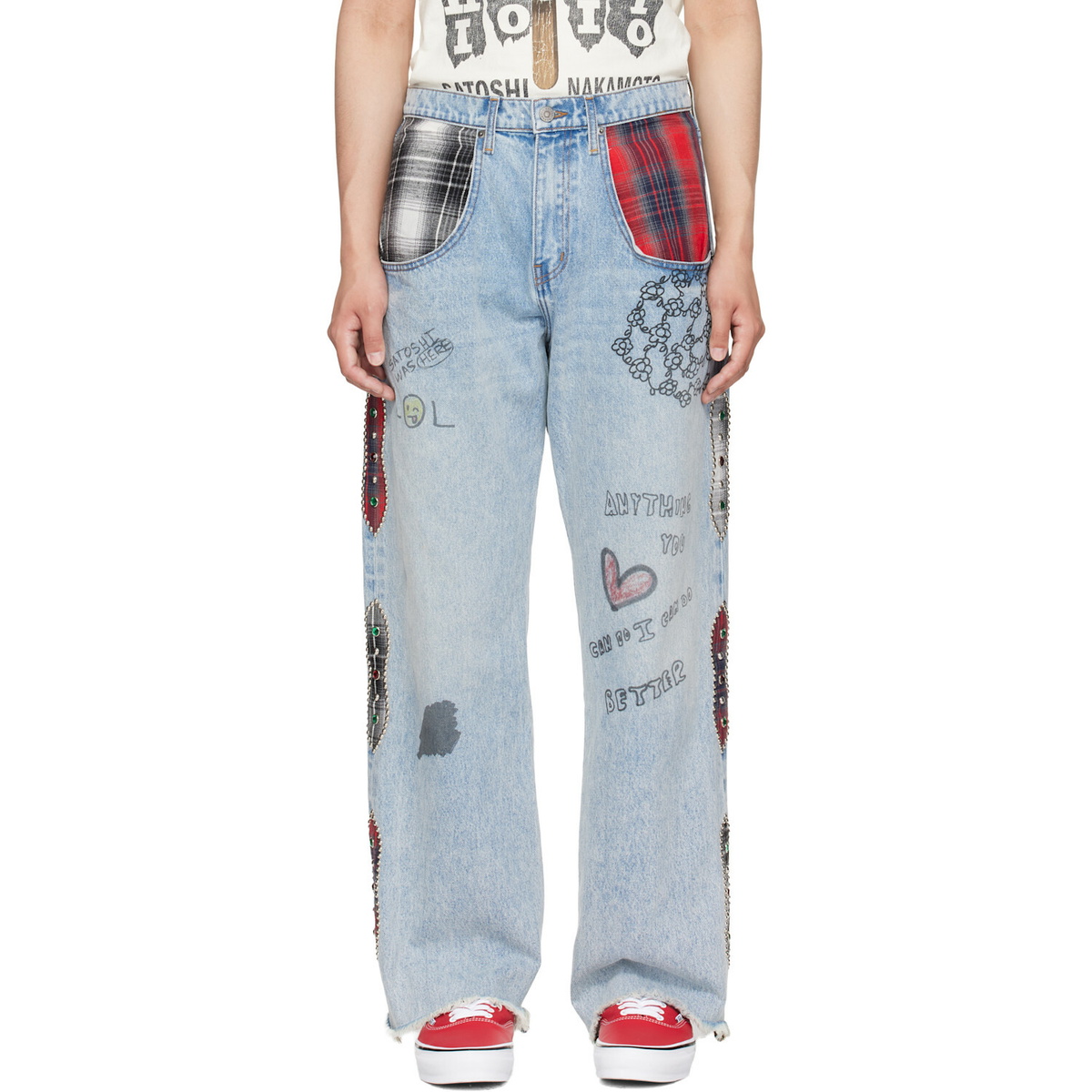 Satoshi Nakamoto Blue Nessa Jeans