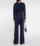 Diane von Furstenberg Marilou belted jersey jumpsuit