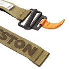 Heron Preston Men's Classic Buckle Tape Belt in Military