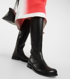 Loewe Campo leather knee-high boots