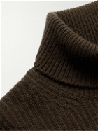 Nudie Jeans - August Wool Rollneck Sweater - Brown