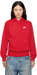 Nike Red Sportswear Club Hoodie