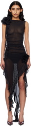 Fancì Club Black 'The Obsession' Midi Dress