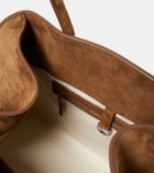 The Row Soft Margaux 15 suede tote bag