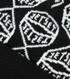 Jet Set Logo wool-blend beanie