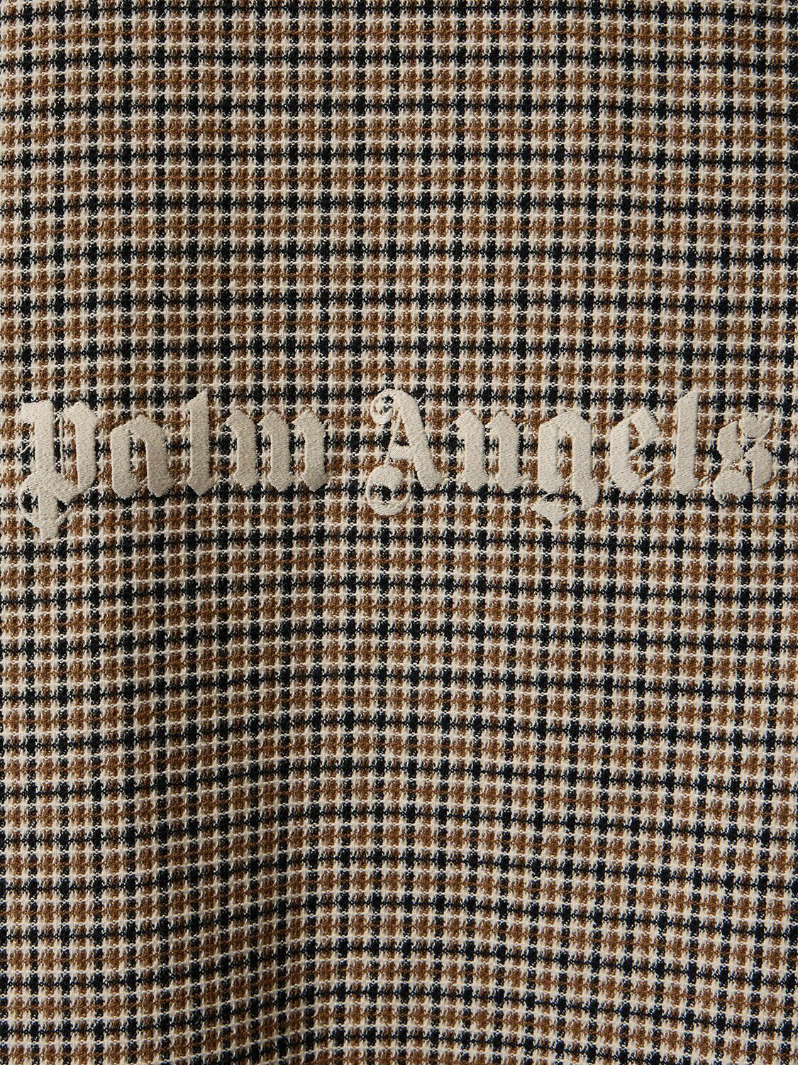 Monogram Check Cotton Overshirt