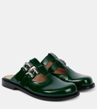 Loewe Campo brushed leather mules