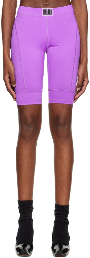 Photo: VTMNTS Purple Patch Shorts