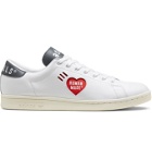 adidas Consortium - Human Made Stan Smith Logo-Print Leather Sneakers - White