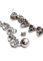 Jean Paul Gaultier Crystal-embellished Drop Earrings - Silver - One Size