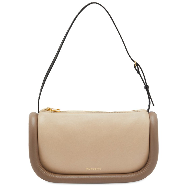 Photo: JW Anderson Women's The Bumper-15 Bag in Taupe/Dark Taupe