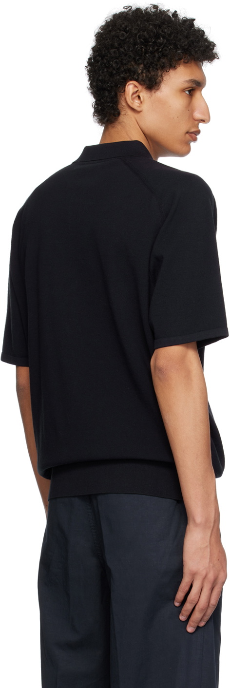 POTTERY Navy Comfort Polo