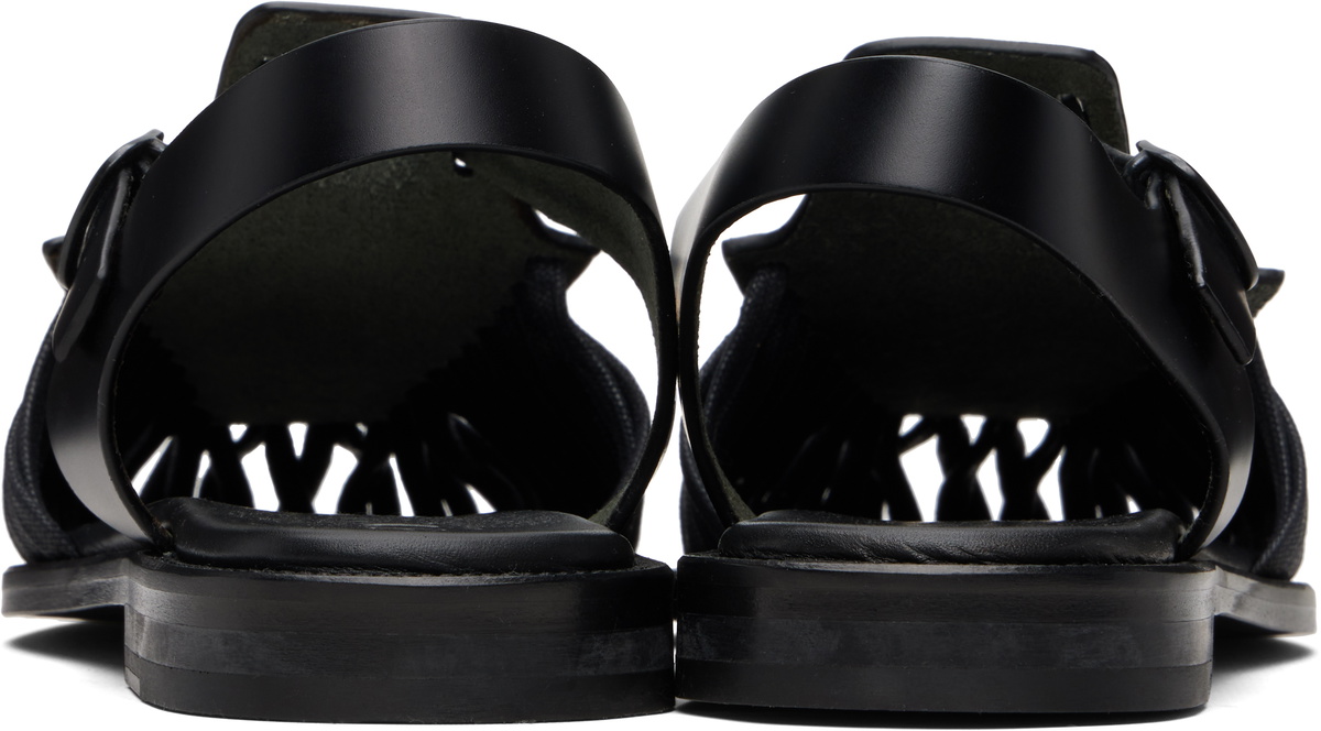 HEREU Black Alaro Sandals