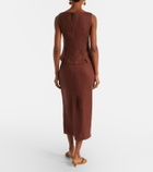 Posse Sabine linen pencil skirt