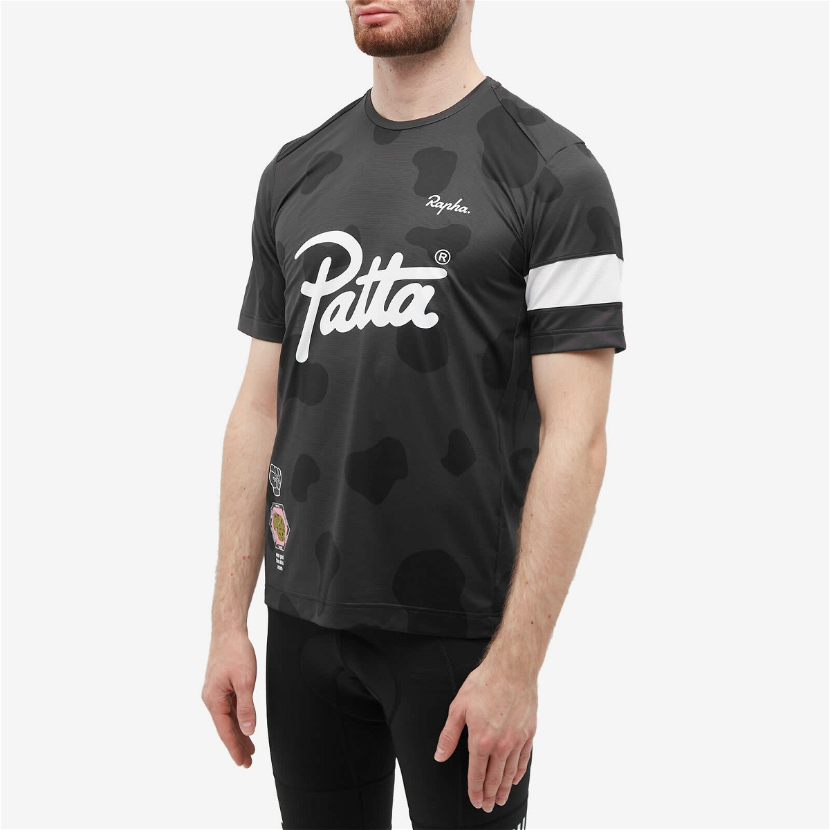 Rapha x Patta Trail Technical T-Shirt in Black