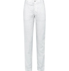 120% - Slim-Fit Linen Trousers - Gray