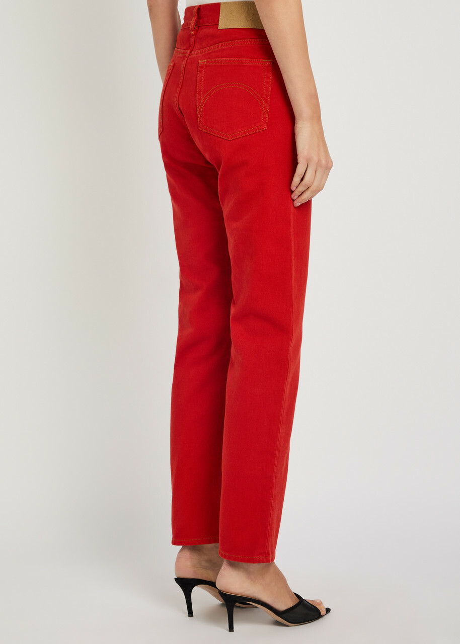 Blaze Milano Clapotis Paso Straight-leg Jeans Red