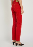 Blaze Milano Clapotis Paso Straight-leg Jeans Red