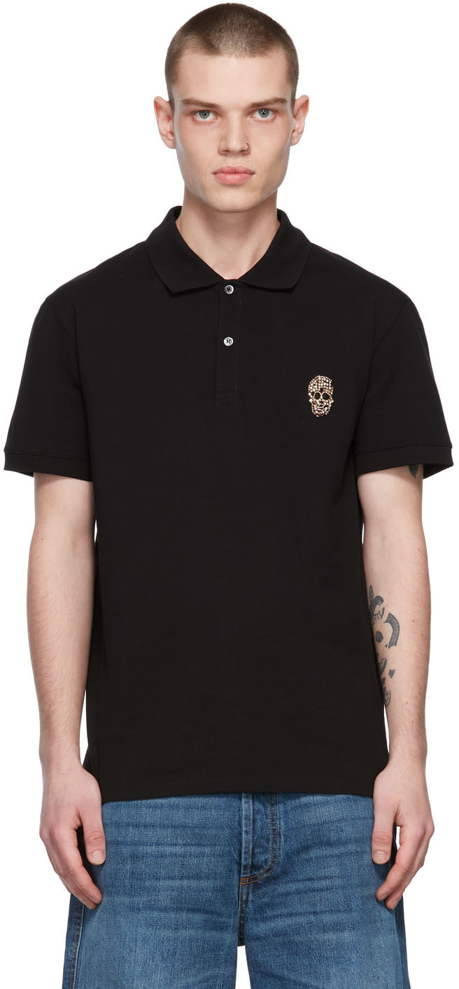 alexander mcqueen skull polo