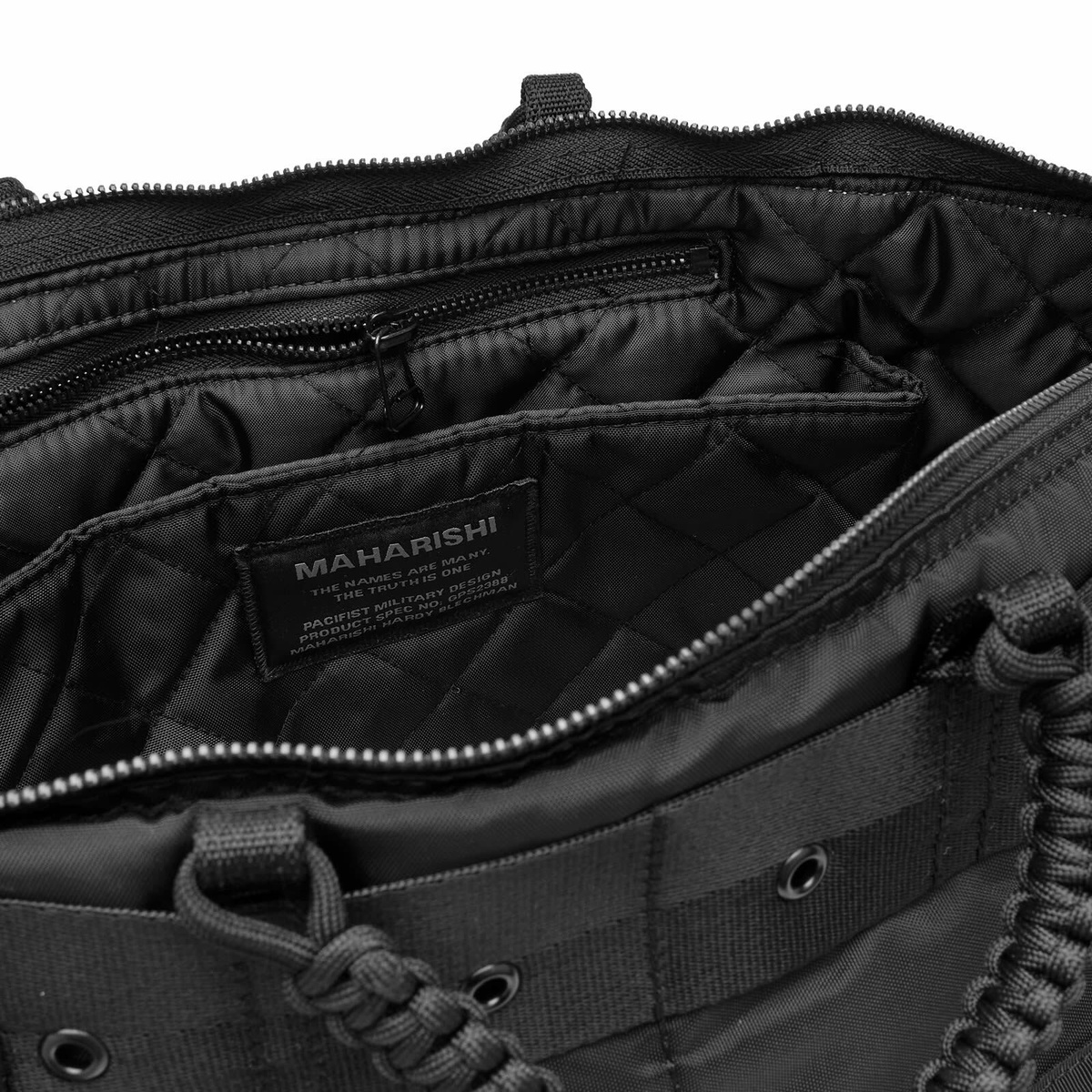 Maharishi Men's M.A.L.I.C.E. Day Carry Bag in Black 