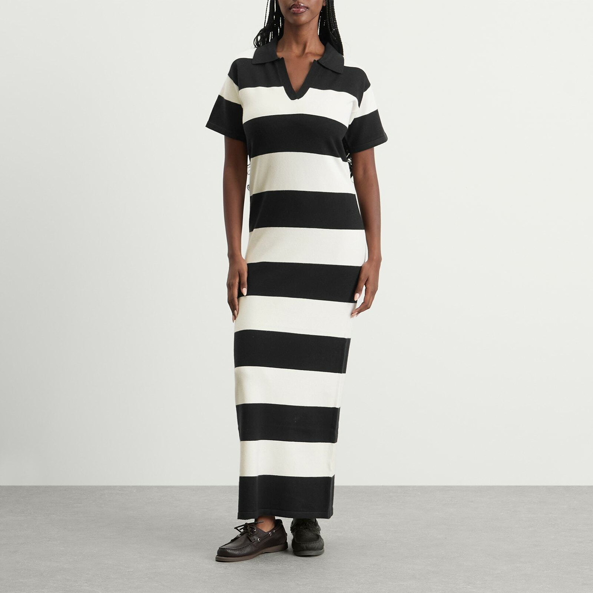 4th & Reckless Women's Esme Polo Dress in Stripe