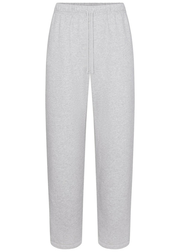 Photo: Skims Relaxed Cotton-blend Sweatpants Grey