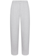 Skims Relaxed Cotton-blend Sweatpants Grey