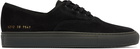 Common Projects Black Four Hole Sneakers