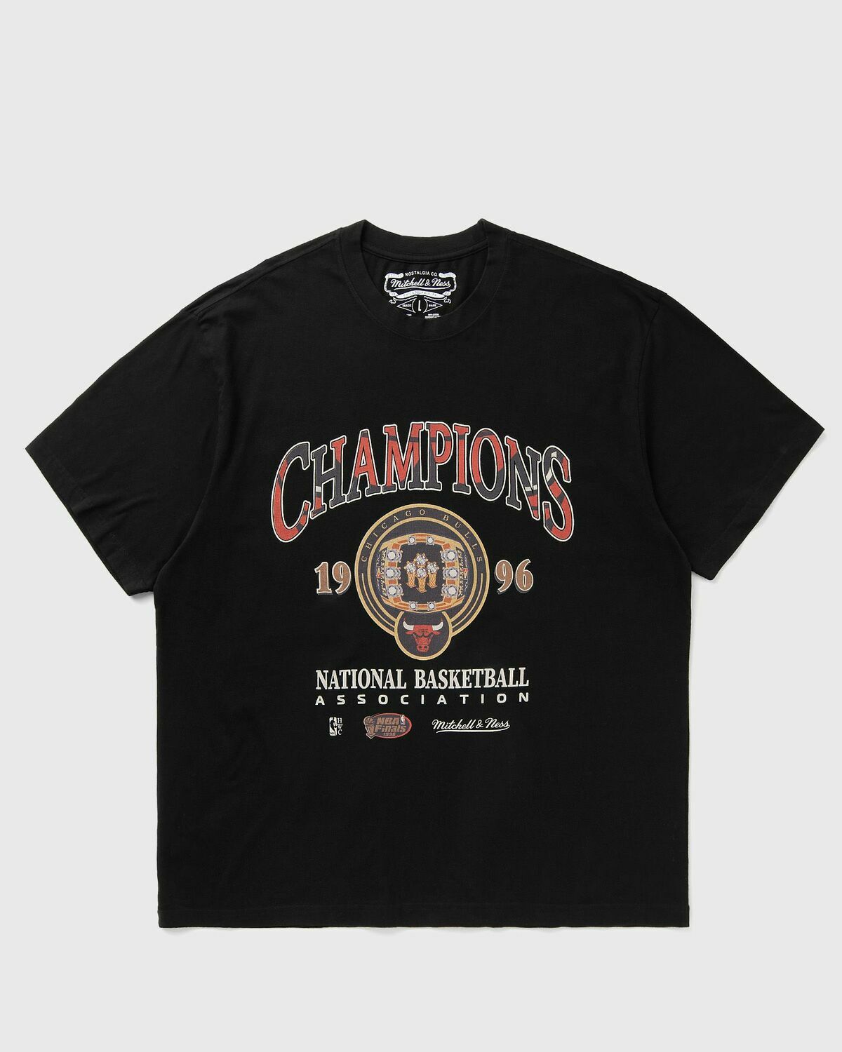 Mitchell & Ness NBA CHAMPIONSHIP RING TEE CHICAGO BULLS 1996 Black Mens Shortsleeves/Team Tee