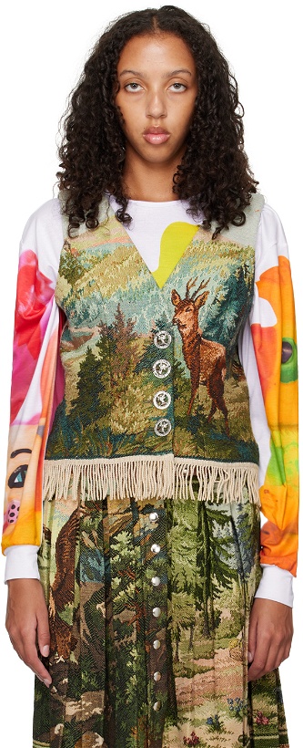 Photo: Chopova Lowena Multicolor Stag Vest