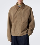 Dries Van Noten Corduroy-trimmed cotton field jacket